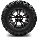 MODZ® 12" Vampire Glossy Black Wheels & Off-Road Tires Combo