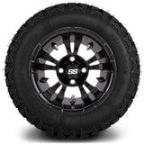 MODZ® 12" Vampire Glossy Black Wheels & Off-Road Tires Combo
