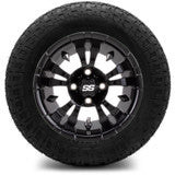 MODZ® 12" Vampire Glossy Black Wheels & Off-Road Tires Combo