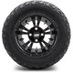 MODZ® 12" Vampire Glossy Black Wheels & Off-Road Tires Combo