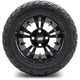 MODZ® 12" Vampire Glossy Black Wheels & Off-Road Tires Combo