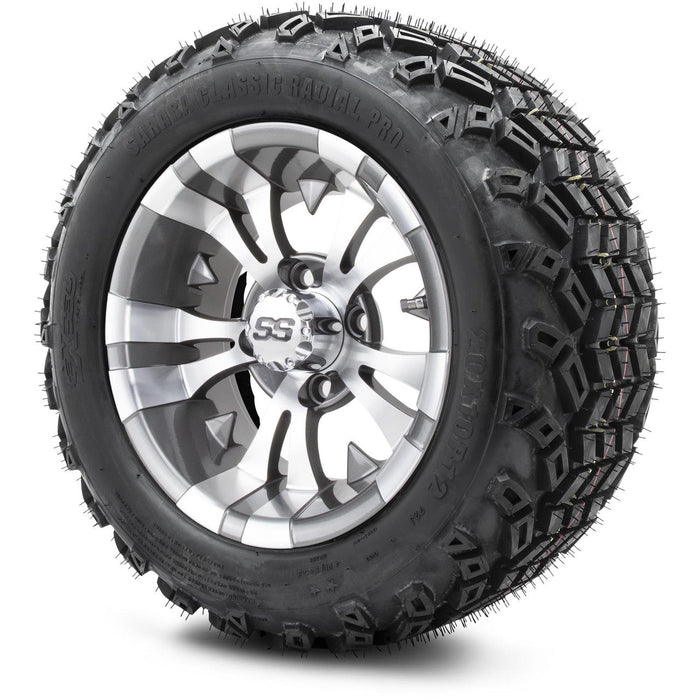 MODZ 12' Vampire Gunmetal - Tire and Wheel Combo