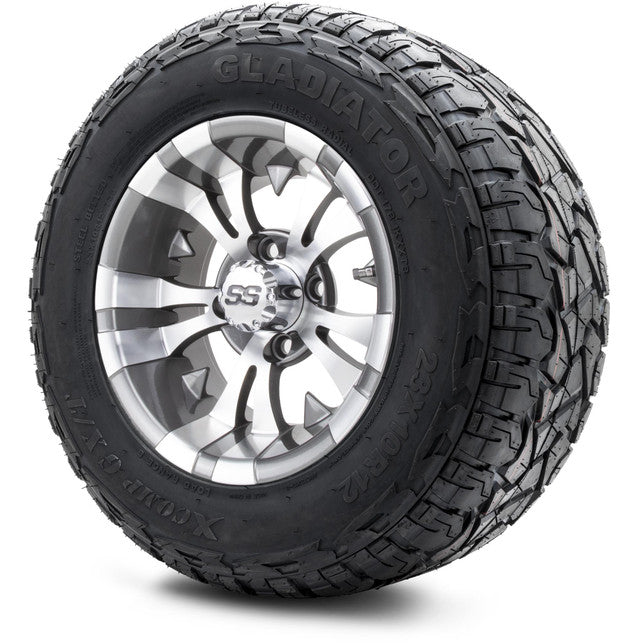 MODZ 12' Vampire Gunmetal - Tire and Wheel Combo