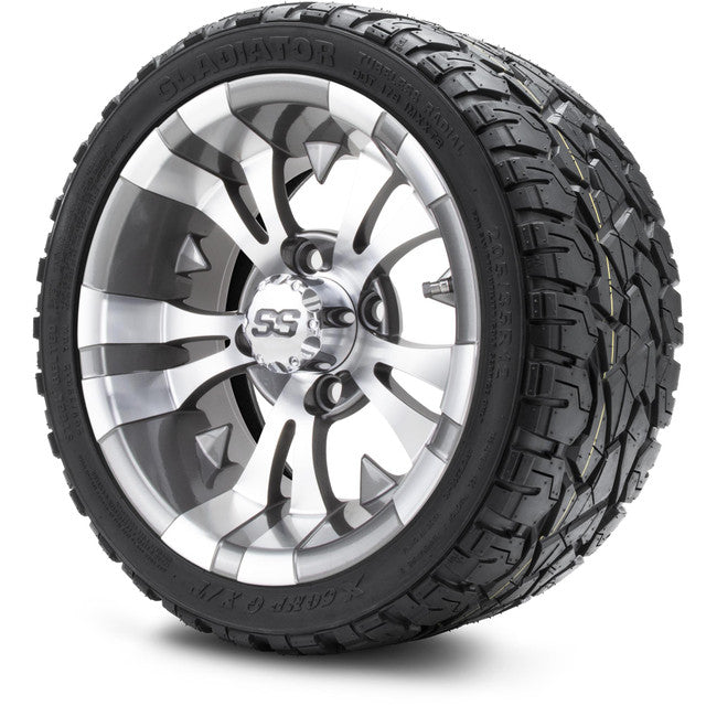 MODZ 12' Vampire Gunmetal - Tire and Wheel Combo
