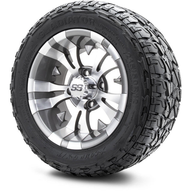 MODZ 12' Vampire Gunmetal - Tire and Wheel Combo