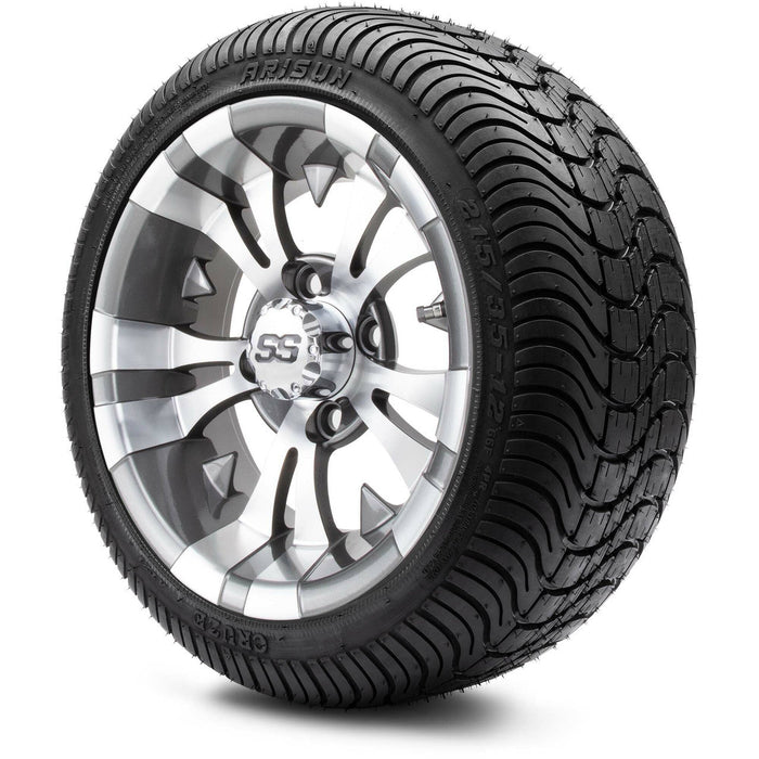 MODZ 12' Vampire Gunmetal - Tire and Wheel Combo