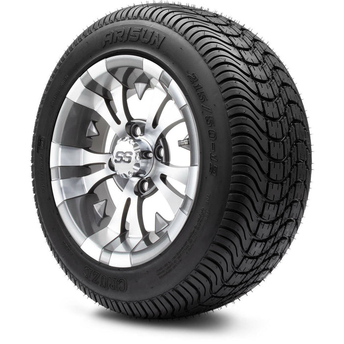 MODZ 12' Vampire Gunmetal - Tire and Wheel Combo