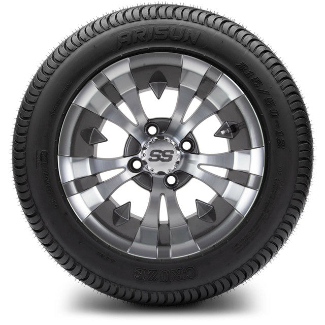 MODZ 12' Vampire Gunmetal - Tire and Wheel Combo