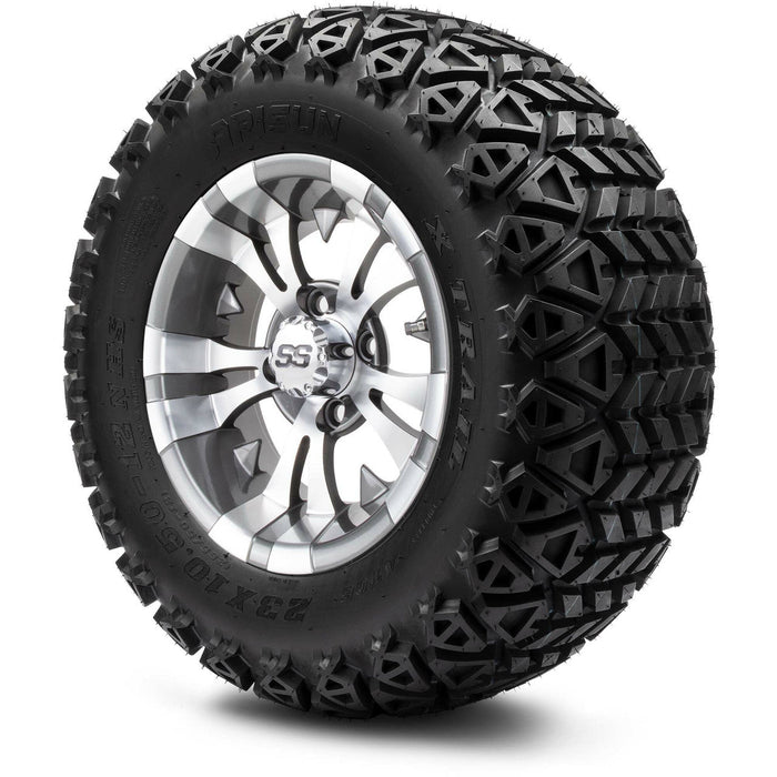 MODZ 12' Vampire Gunmetal - Tire and Wheel Combo