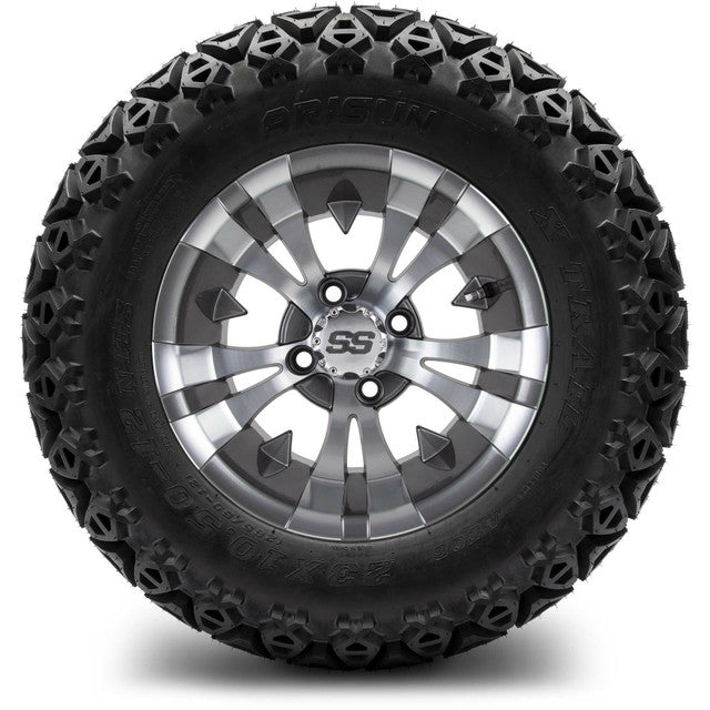 MODZ 12' Vampire Gunmetal - Tire and Wheel Combo