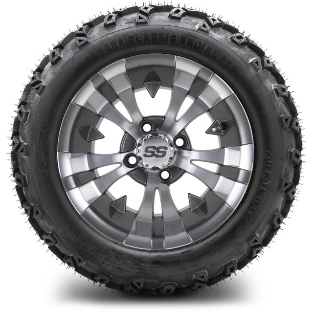 MODZ 12' Vampire Gunmetal - Tire and Wheel Combo