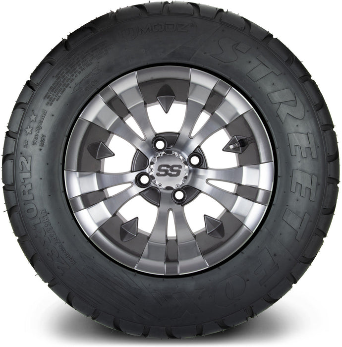 MODZ 12' Vampire Gunmetal - Tire and Wheel Combo