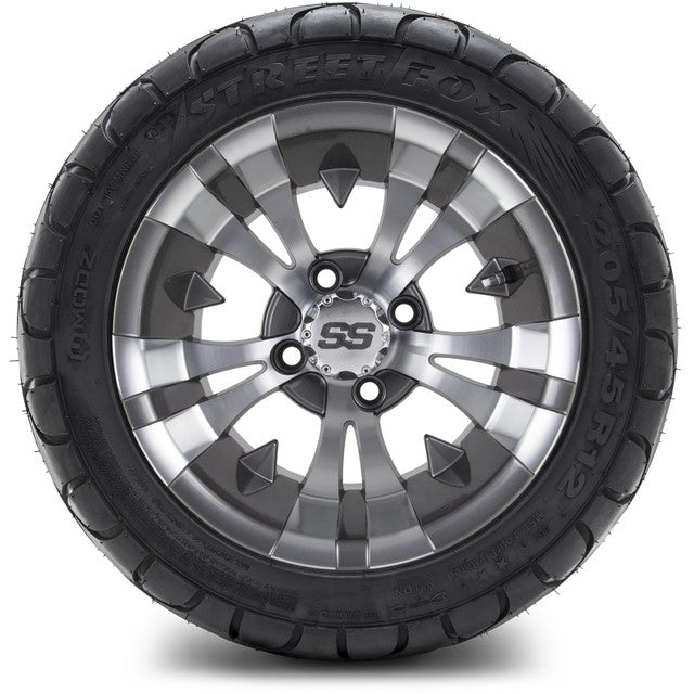 MODZ 12' Vampire Gunmetal - Tire and Wheel Combo