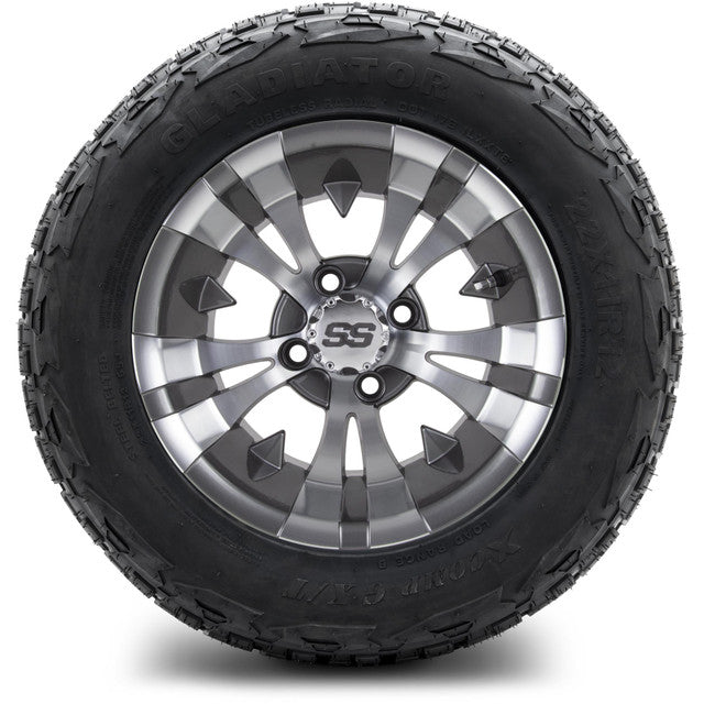 MODZ 12' Vampire Gunmetal - Tire and Wheel Combo