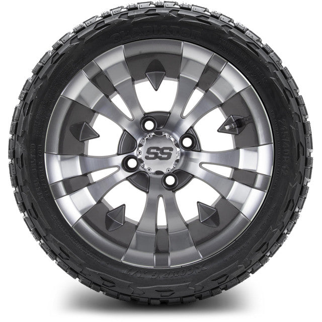 MODZ 12' Vampire Gunmetal - Tire and Wheel Combo