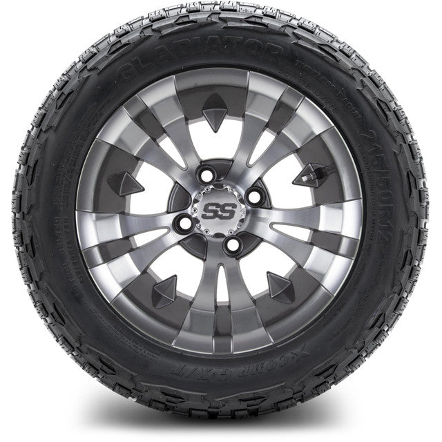 MODZ 12' Vampire Gunmetal - Tire and Wheel Combo