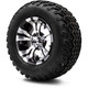 MODZ® 12" Vampire Machined Black Wheels & Off-Road Tires Combo