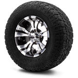 MODZ® 12" Vampire Machined Black Wheels & Off-Road Tires Combo