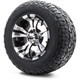 MODZ® 12" Vampire Machined Black Wheels & Off-Road Tires Combo