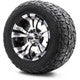 MODZ® 12" Vampire Machined Black Wheels & Off-Road Tires Combo