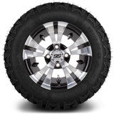 MODZ® 12" Vampire Machined Black Wheels & Off-Road Tires Combo
