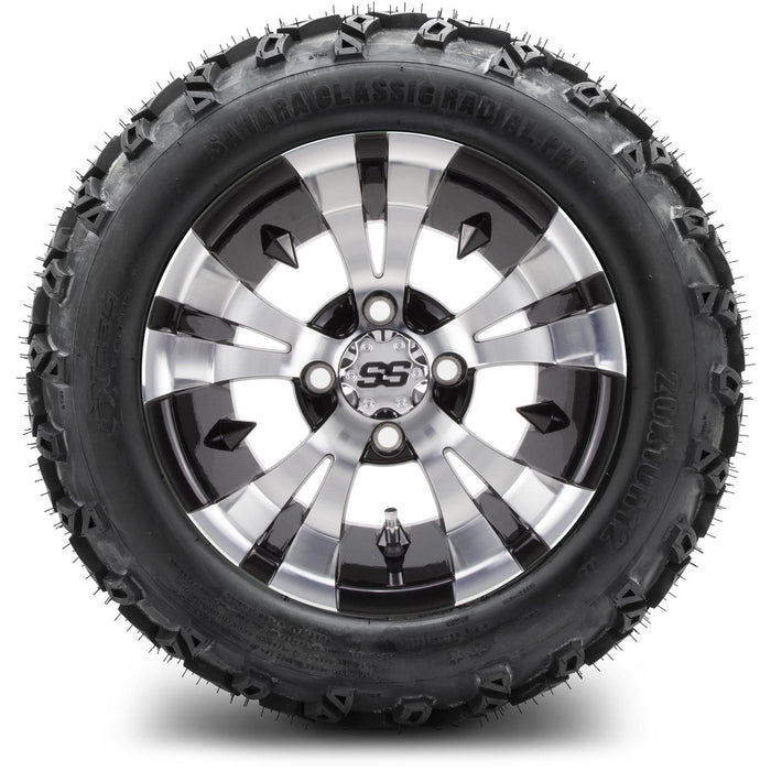 MODZ 12' Vampire Machined Black - Tire and Wheel Combo