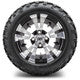 MODZ® 12" Vampire Machined Black Wheels & Off-Road Tires Combo