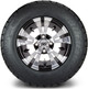 MODZ® 12" Vampire Machined Black Wheels & Off-Road Tires Combo