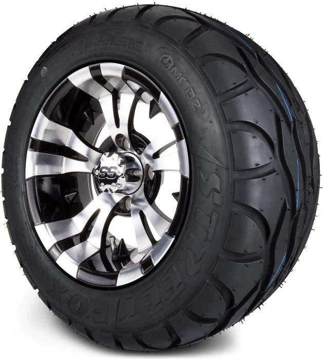 MODZ 12' Vampire Machined Black - Tire and Wheel Combo