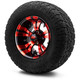 MODZ 12" Vampire Red and Black Wheels & Off-Road Tires Combo