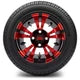 MODZ 12" Vampire Red and Black Wheels & Street Tires Combo