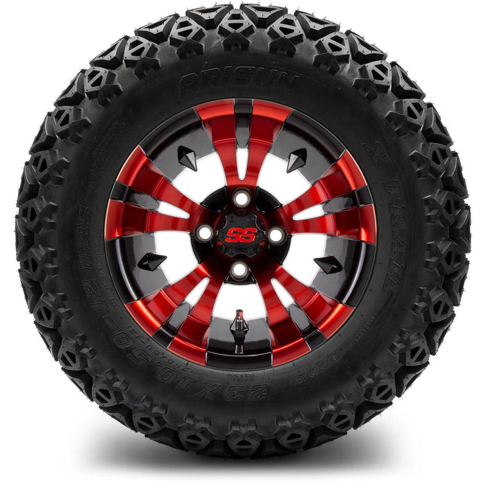 MODZ 12' Vampire Red and Black - Tire and Wheel Combo