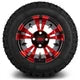 MODZ 12" Vampire Red and Black Wheels & Off-Road Tires Combo