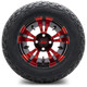 MODZ 12" Vampire Red and Black Wheels & Off-Road Tires Combo