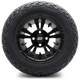 MODZ® 12" Vampire Matte Black - Lifted Tires and Wheels Combo