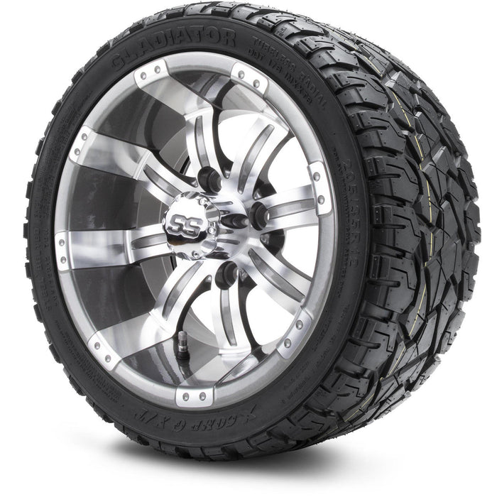 MODZ 12' Tempest Gunmetal - Tire and Wheel Combo