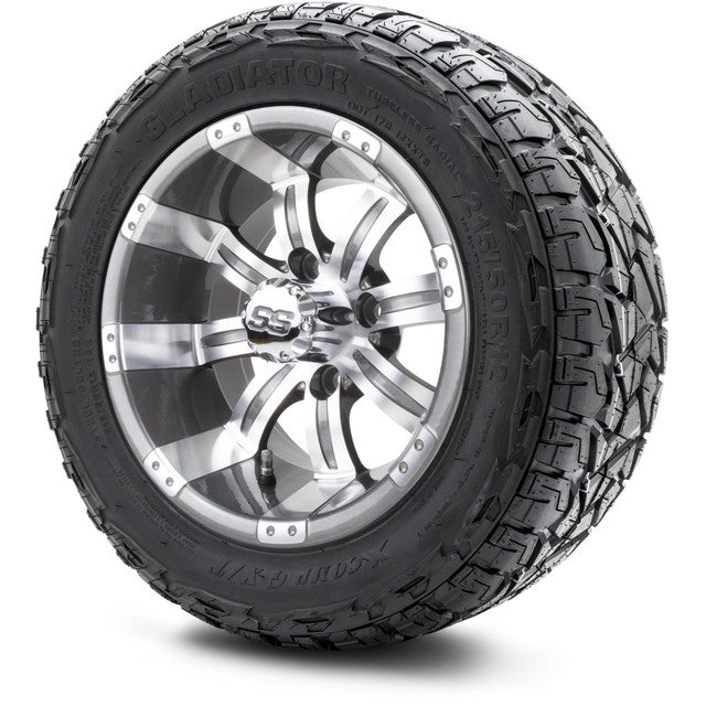 MODZ 12' Tempest Gunmetal - Tire and Wheel Combo