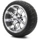 MODZ 12" Tempest Gunmetal Wheels & Street Tires Combo