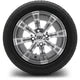MODZ 12" Tempest Gunmetal Wheels & Street Tires Combo