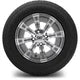 MODZ 12" Tempest Gunmetal Wheels & Street Tires Combo