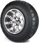 MODZ® 12" Tempest Gunmetal Wheels & Off-Road Tires Combo