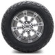 MODZ® 12" Tempest Gunmetal Wheels & Off-Road Tires Combo