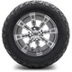 MODZ® 12" Tempest Gunmetal Wheels & Off-Road Tires Combo