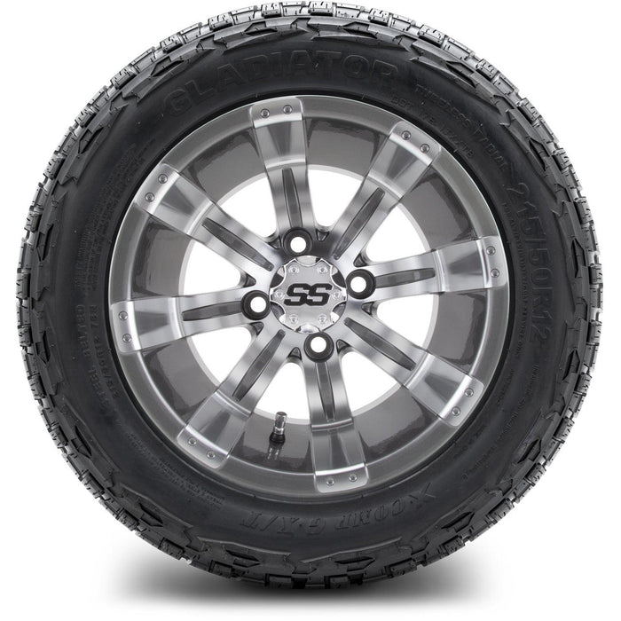 MODZ 12' Tempest Gunmetal - Tire and Wheel Combo