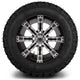 MODZ 12" Tempest Machined Black Wheels & Off-Road Tires Combo
