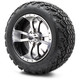MODZ 12" Storm Trooper Machined Black Wheels & Off-Road Tires Combo