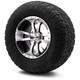 MODZ 12" Storm Trooper Machined Black Wheels & Off-Road Tires Combo