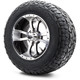 MODZ 12" Storm Trooper Machined Black Wheels & Off-Road Tires Combo