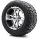 MODZ 12" Storm Trooper Machined Black Wheels & Off-Road Tires Combo