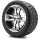 MODZ 12" Storm Trooper Machined Black Wheels & Off-Road Tires Combo